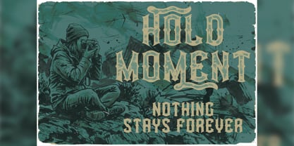 Lone Nomad Font Poster 4
