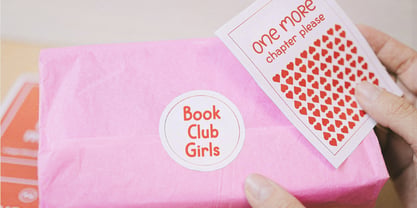 Lucky Girls Club Font Poster 13