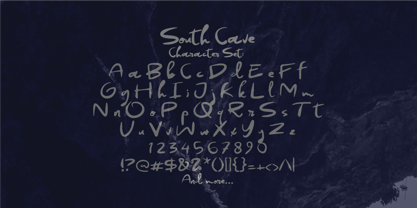 South Cave Font Poster 5
