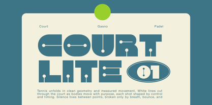 Gasno Font Poster 3