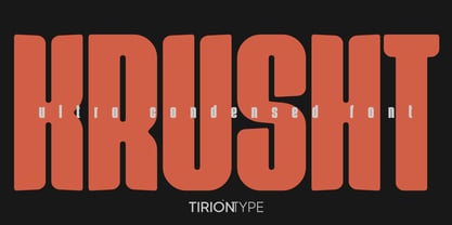 Krusht Font Poster 1