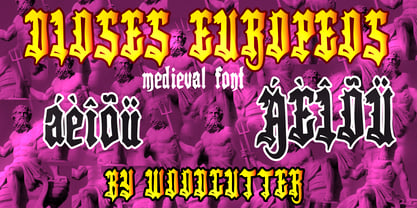 Dioses Europeos Font Poster 2
