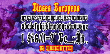 Dioses Europeos Font Poster 6