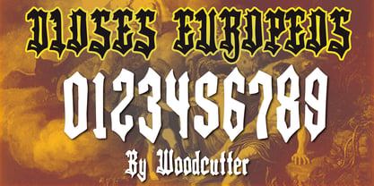 Dioses Europeos Font Poster 5