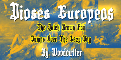 Dioses Europeos Font Poster 3