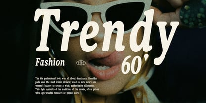DeeplySixties Font Poster 5