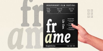 DeeplySixties Font Poster 2