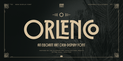 Orlenco Font Poster 1