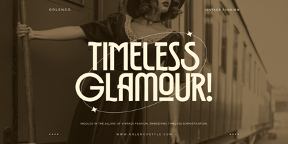 Orlenco Font Poster 7