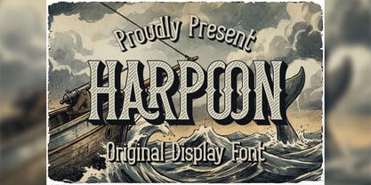 Harpoon Font Poster 1