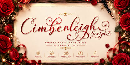 Bainbrydge Script Font Poster 5