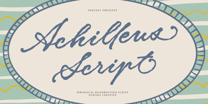 Achilleus Font Poster 1