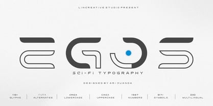 Egos Font Poster 1