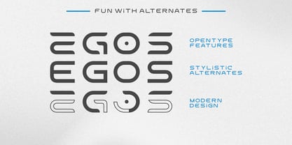 Egos Font Poster 6