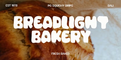 PG Squishy Drips Font Poster 8