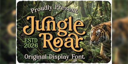 Jungle Roar Font Poster 1