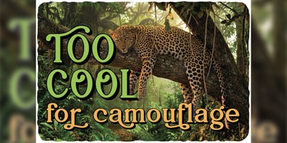 Jungle Roar Font Poster 4