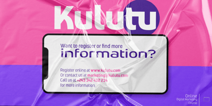 Kulutu Font Poster 9