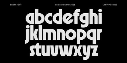 Scota Font Poster 10