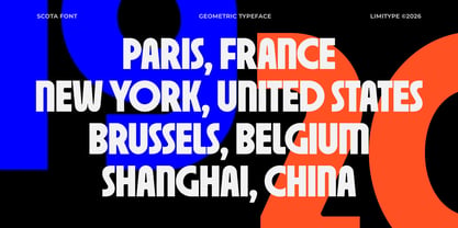 Scota Font Poster 7