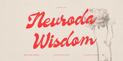 Nevroda Wisdom Font Poster 1