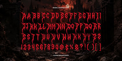 Scardoom Font Poster 11