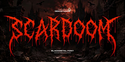 Scardoom Font Poster 1