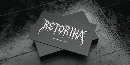 Scardoom Font Poster 9