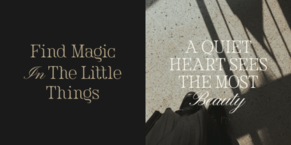 The Memories Font Poster 2