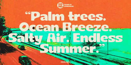 Osean Font Poster 4