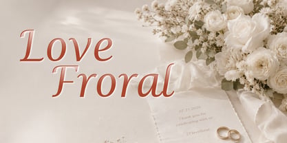 ZFlovefloral Font Poster 1