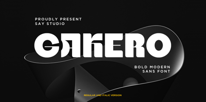 Gakero Font Poster 1