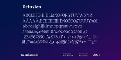 Delusion Font Poster 8
