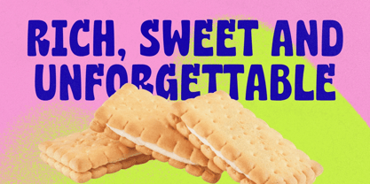 Biscuit Munch Font Poster 4