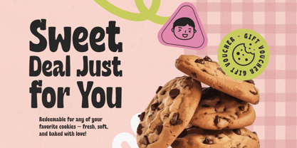 Biscuit Munch Font Poster 8