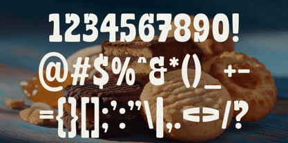Biscuit Munch Font Poster 2