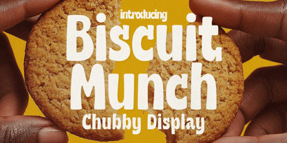 Biscuit Munch Font Poster 1