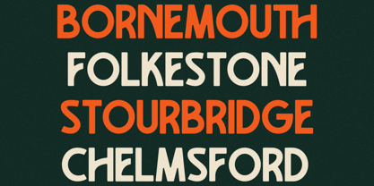 Fjorden Font Poster 3