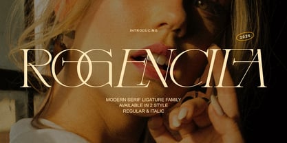 Rogenciea Font Poster 1