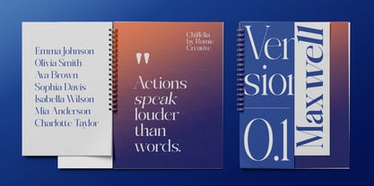 Chiffelia Font Poster 12