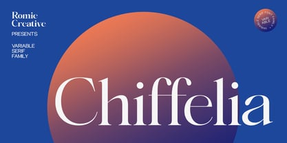 Chiffelia Font Poster 1