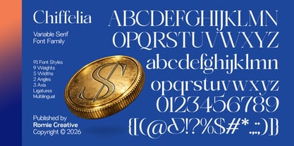 Chiffelia Font Poster 11