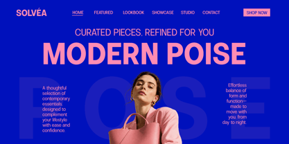 Calven Font Poster 8