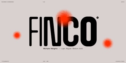 Finco Font Poster 11