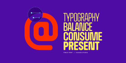 Finco Font Poster 3