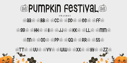 Pumpkin Festival Font Poster 8