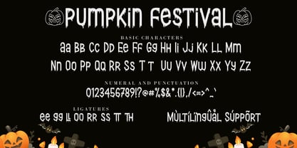 Pumpkin Festival Font Poster 7
