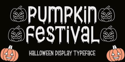 Pumpkin Festival Font Poster 1