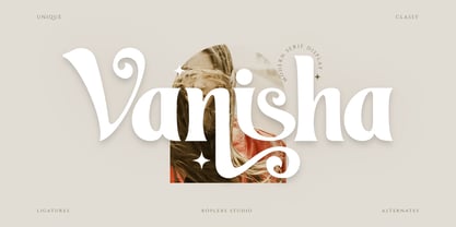 Vanisha Font Poster 1