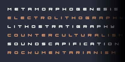 Artillery Font Poster 5